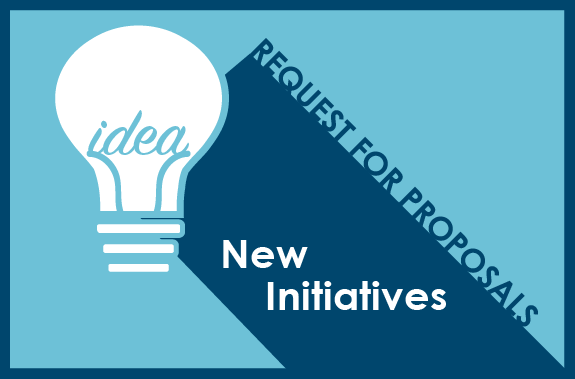Request for Proposals for New Initiatives with a idea lightbuilb icon